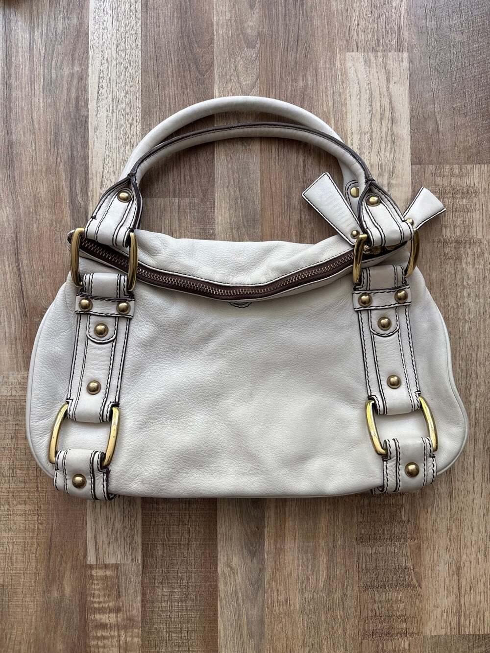 Vintage Y2K Banana Republic Hobo Leather Shoulder Bag